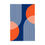 Thumbnail: Modern Geometric 25 Matte Poster - New York Mets - Away