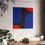 Thumbnail: Geometric 10 Matte Poster - Detroit Pistons - Alt