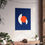 Thumbnail: Modern Geometric 30 Matte Poster - New York Mets - Away