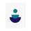 Thumbnail: Geometric 28 Matte Poster - Charlotte Hornets - Home