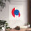Thumbnail: Geometric 30 Matte Poster - Philadelphia 76ers - Home