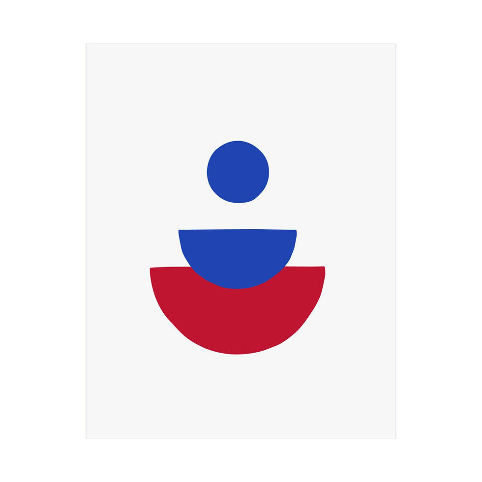 Geometric 28 Matte Poster - Detroit Pistons - Home