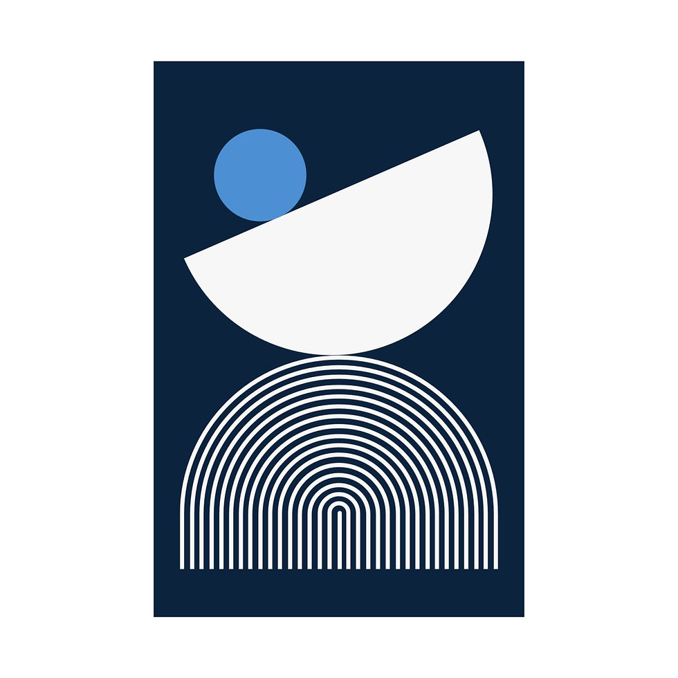 Thumbnail: Geometric 26 Matte Poster - Tennessee Titans - Away