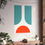 Thumbnail: Modern Geometric 11 Matte Poster - Miami Dolphins - Home