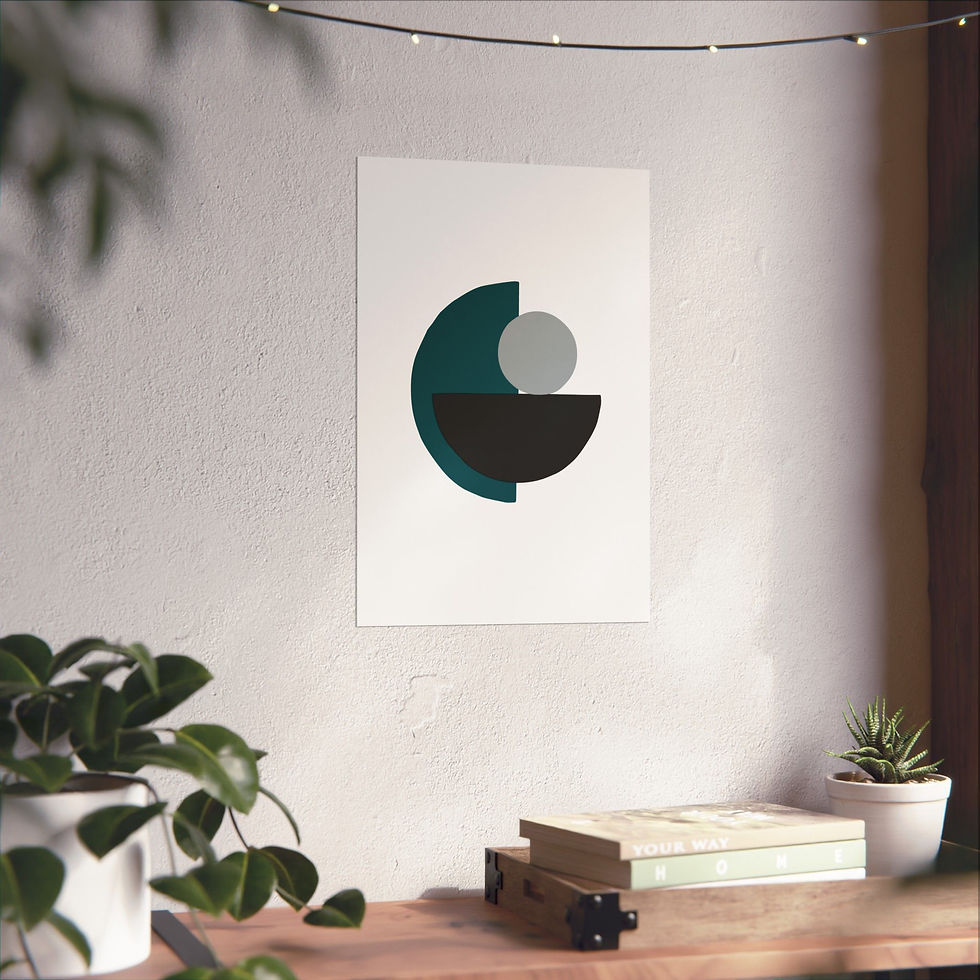 Thumbnail: Modern Geometric - 31 - Matte Poster - Philadelphia Eagles - Home