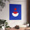 Thumbnail: Geometric 28 Matte Poster - Detroit Pistons - Away