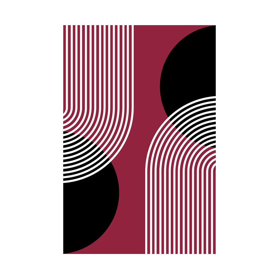 Thumbnail: Geometric 25 Matte Poster -Arizona Cardinals - Alt