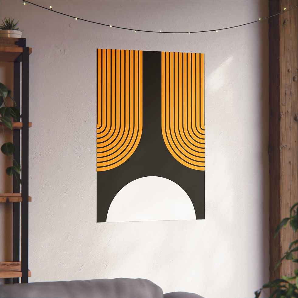 Thumbnail: Geometric 11 Matte Poster - Pittsburgh Pirates - Alt
