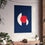 Thumbnail: Geometric 30 Matte Poster - Washington Wizards - Alt