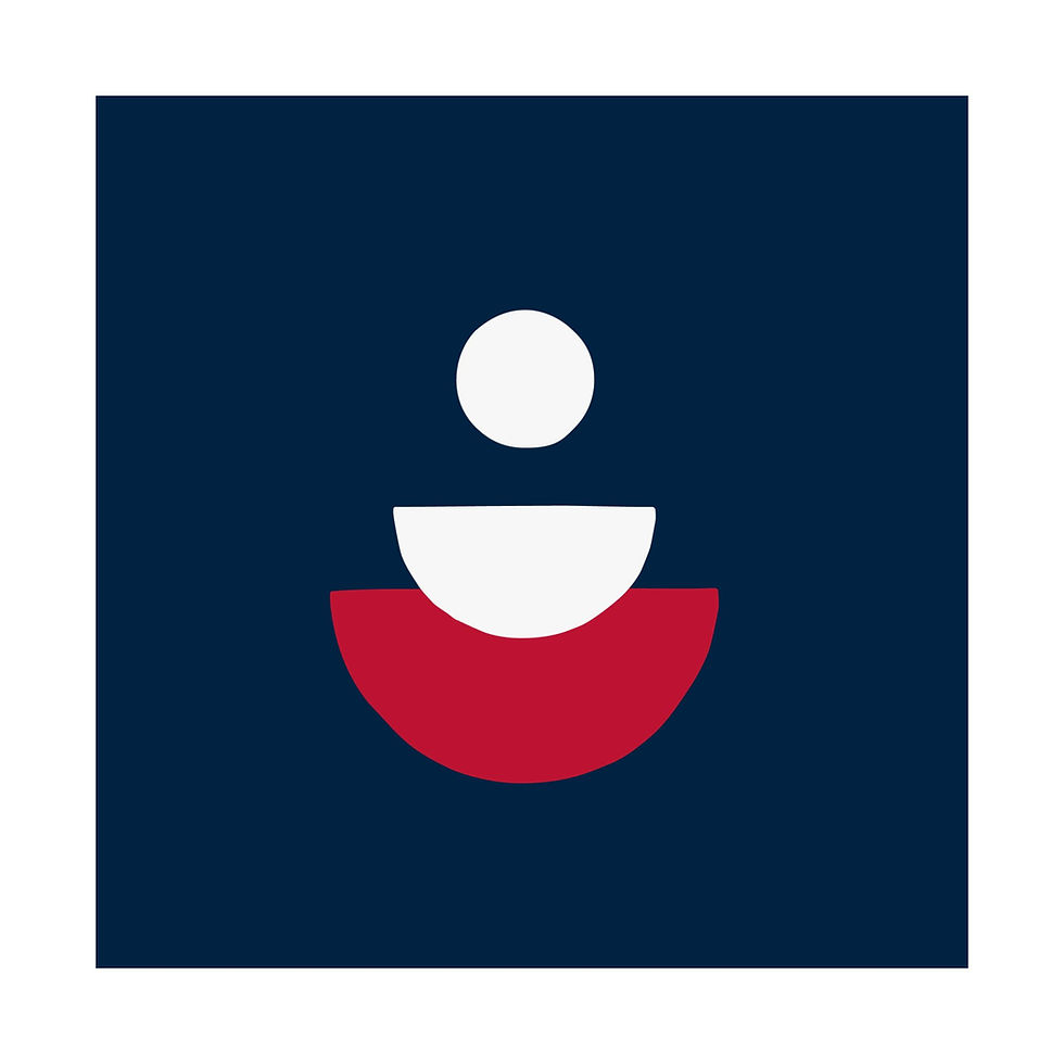 Thumbnail: Modern Geometric 28 Matte Poster - New England Patriots - Away