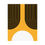Thumbnail: Modern Geometric - 11 - Matte Poster - Pittsburgh Steelers - Alt