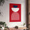 Thumbnail: Geometric 24 Matte Poster - Los Angeles Angels - Away