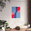 Thumbnail: Geometric 25 Matte Poster - Philadelphia 76ers - Away