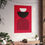 Thumbnail: Modern Geometric 24 Matte Poster - Chicago Bulls - Away
