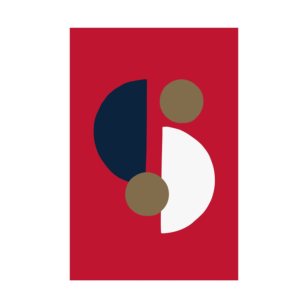 Thumbnail: Geometric 29 Matte Poster - New Orleans Pelicans - Alt