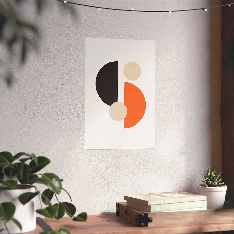 Thumbnail: Modern Geometric 29 Matte Poster - San Francisco Giants - Home