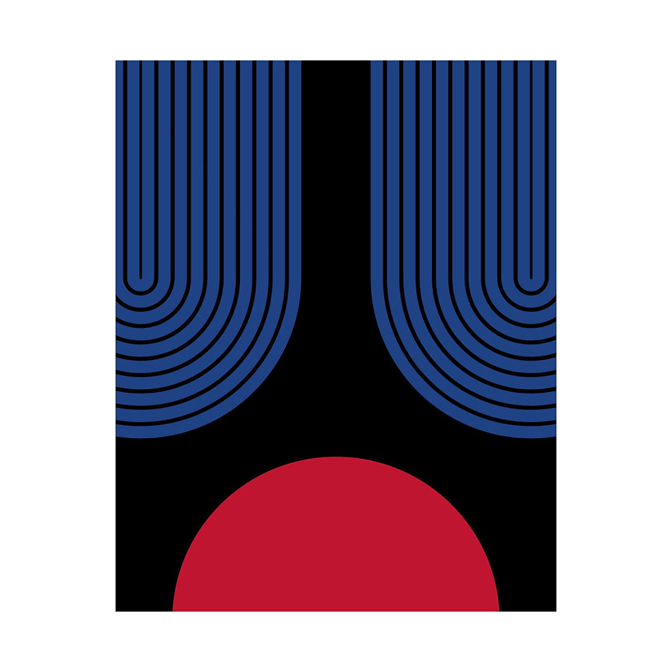 Thumbnail: Geometric 11 Matte Poster - Los Angeles Clippers - Alt