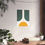 Thumbnail: Modern Geometric 11 Matte Poster - Oakland A's - Home