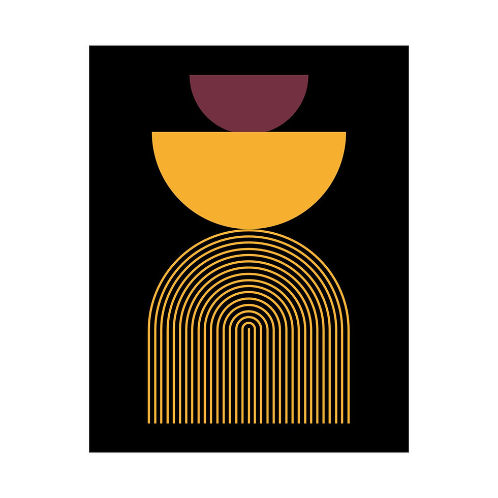 Geometric 24 Matte Poster - Washington Commanders - Alt