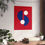 Thumbnail: Geometric 29 Matte Poster - Buffalo Bills - Alt