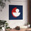 Thumbnail: Modern Geometric 31 Matte Poster - Boston Red Sox - Alt