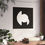 Thumbnail: Modern Geometric 30 Matte Poster - Brooklyn Nets - Alt