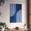 Thumbnail: Modern Geometric 25 Matte Poster - Toronto Blue Jays - Alt