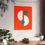Thumbnail: Modern Geometric 29 Matte Poster - Miami Dolphins - Alt
