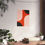 Thumbnail: Modern Geometric 10 Matte Poster - Baltimore Orioles - Alt