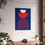 Thumbnail: Modern Geometric 24 Matte Poster - Philadelphia Phillies - Alt