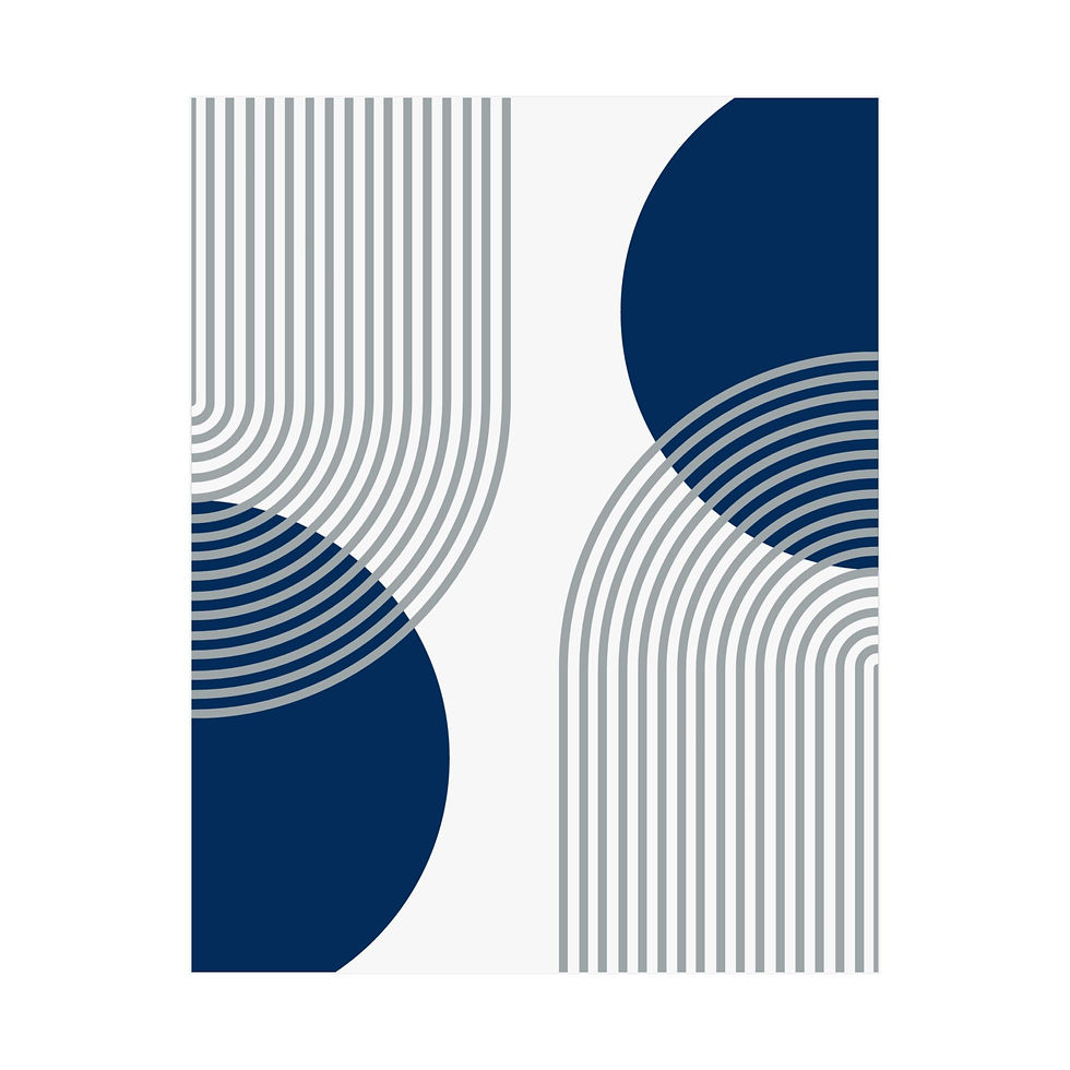 Geometric 25 Matte Poster - Indianapolis Colts - Home