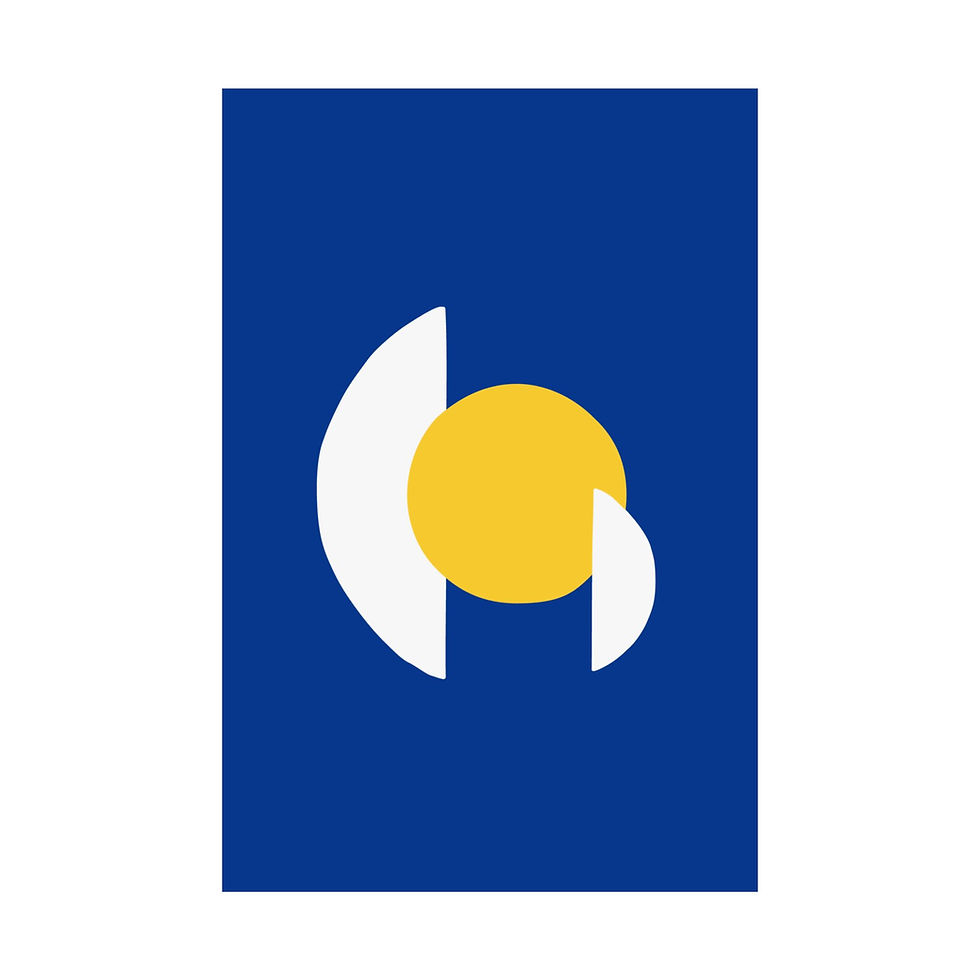 Thumbnail: Modern Geometric 30 Matte Poster - Los Angeles Rams - Away