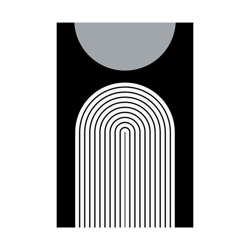 Thumbnail: Modern Geometric 09 Matte Poster - Las Vegas Raiders - Away