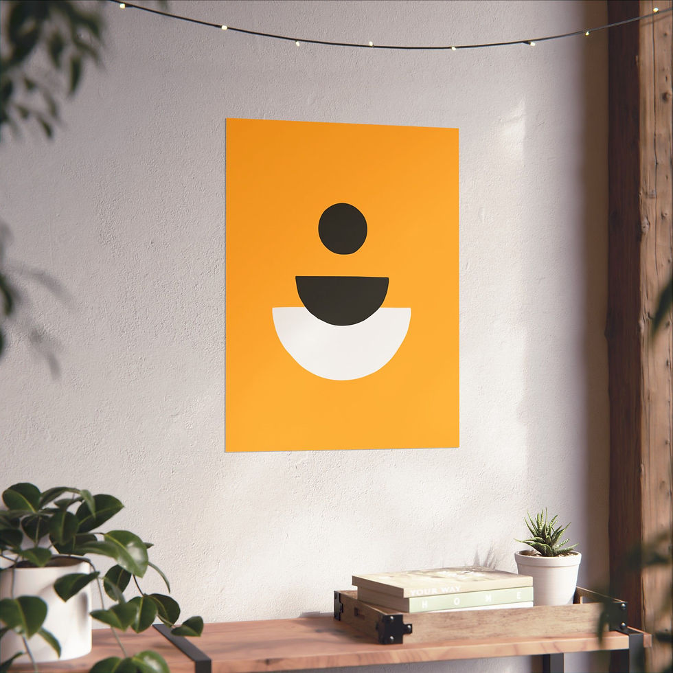 Thumbnail: Geometric 28 Matte Poster - Pittsburgh Pirates - Away