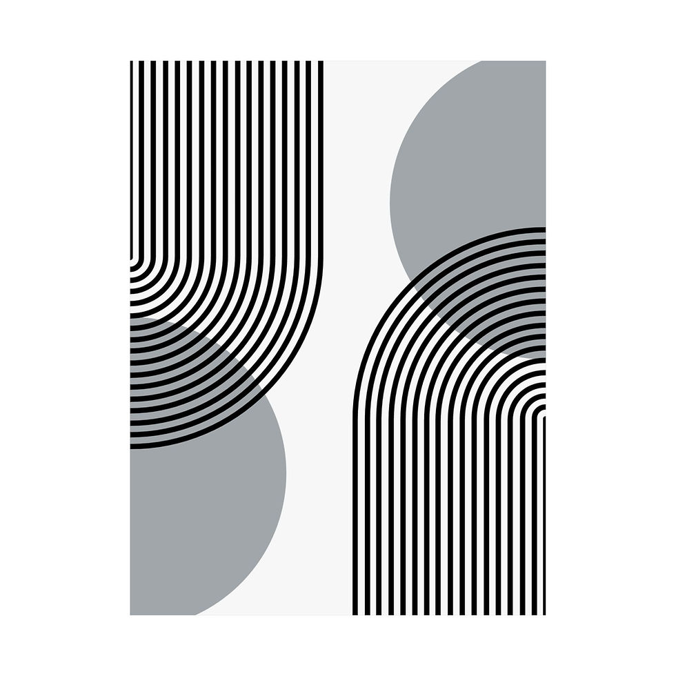 Thumbnail: Modern Geometric 25 Matte Poster - Las Vegas Raiders - Home