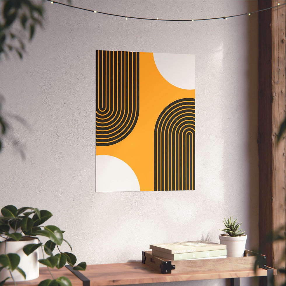 Thumbnail: Geometric 10 Matte Poster - Pittsburgh Pirates - Away