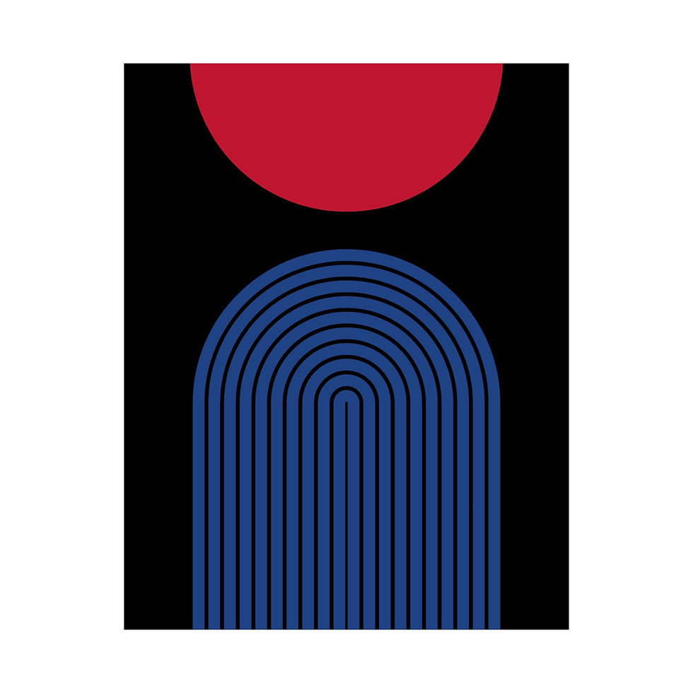 Geometric 09 Matte Poster - Los Angeles Clippers - Alt
