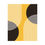 Thumbnail: Modern Geometric 25 Matte Poster - San Diego Padres - Alt