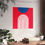 Thumbnail: Geometric 09 Matte Poster - Philadelphia 76ers - Alt