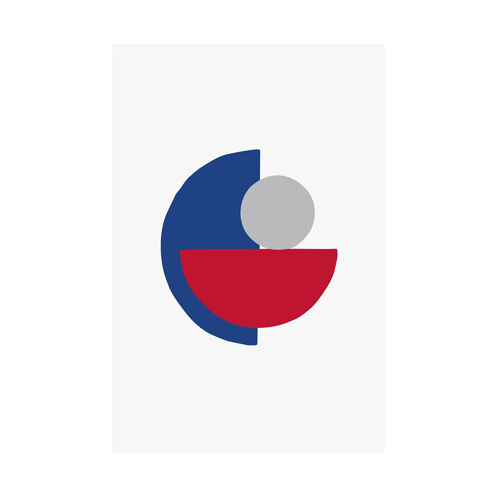 Thumbnail: Geometric 31 Matte Poster - Los Angeles Clippers - Home