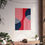 Thumbnail: Modern Geometric 25 Matte Poster - New England Patriots - Alt