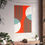 Thumbnail: Modern Geometric 25 Matte Poster - Miami Dolphins - Alt