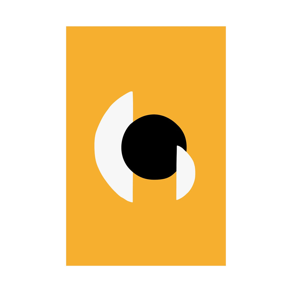 Thumbnail: Modern Geometric - 30 - Matte Poster - Pittsburgh Steelers - Alt
