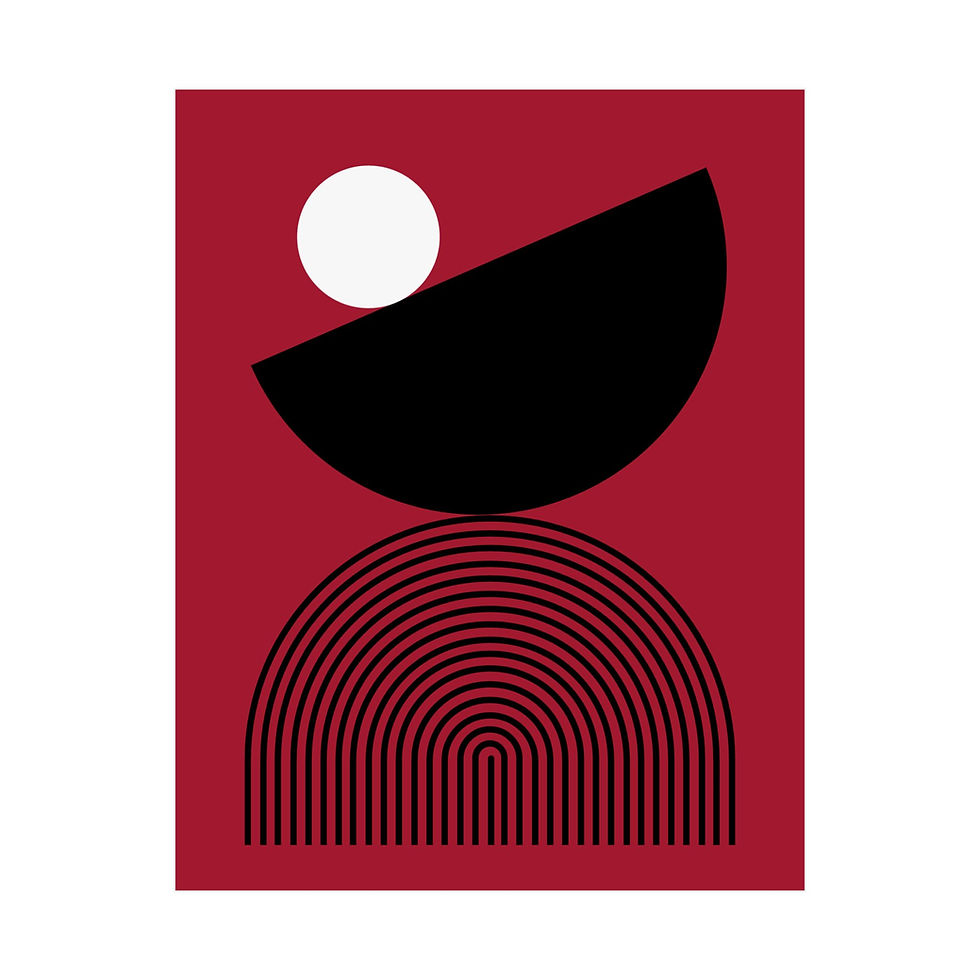 Geometric 26 Matte Poster - Tampa Bay Buccaneers - Away