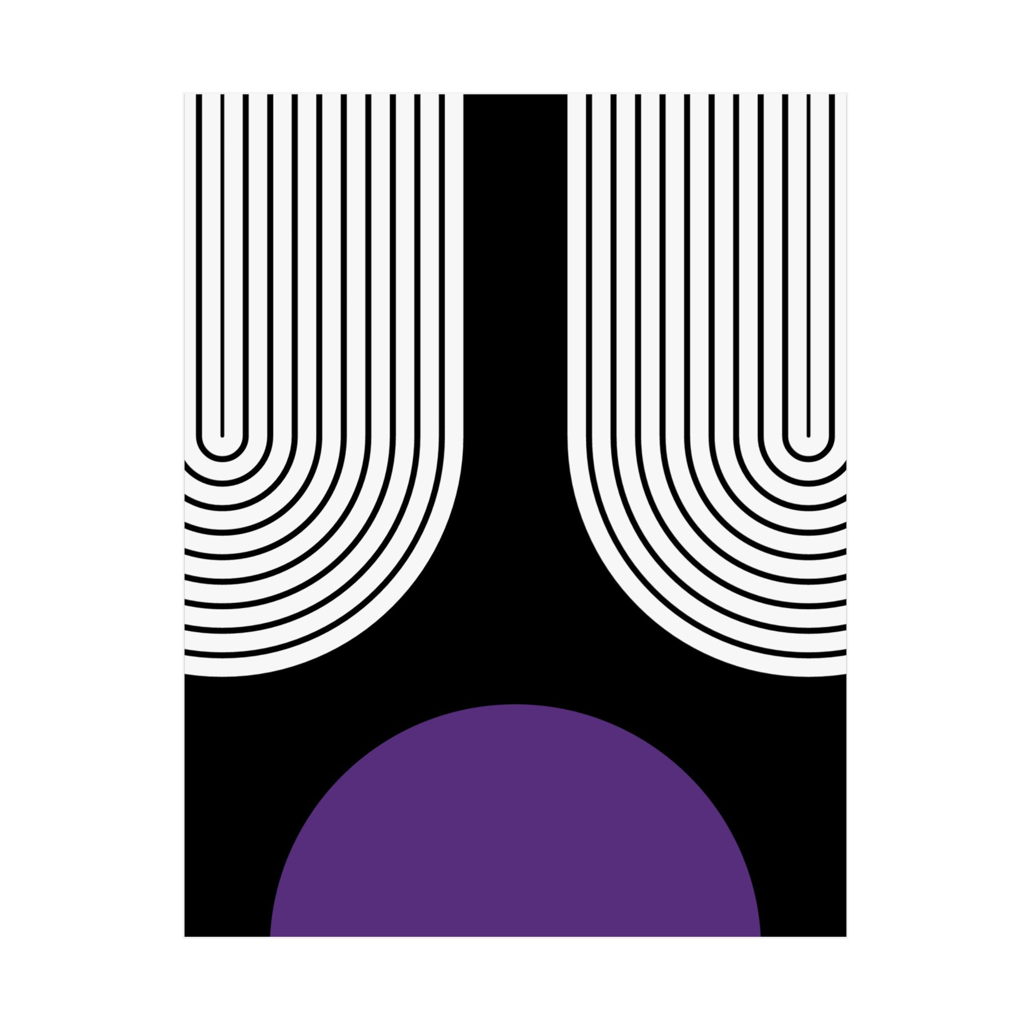 Geometric 11 Matte Poster - Sacramento Kings - Away