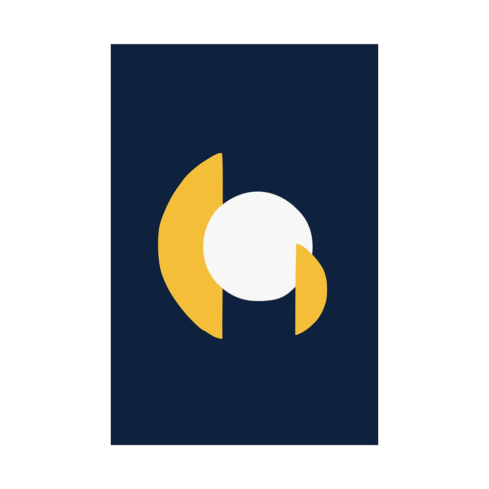 Thumbnail: Modern Geometric 30 Matte Poster - Denver Nuggets - Away