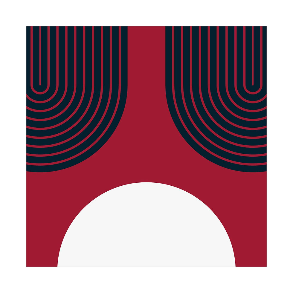 Thumbnail: Geometric 11 Matte Poster - Houston Texans - Alt