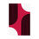 Thumbnail: Modern Geometric 10 Matte Poster - Chicago Bulls - Away