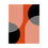 Thumbnail: Modern Geometric 25 Matte Poster - Baltimore Orioles - Alt