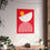 Thumbnail: Modern Geometric 26 Matte Poster - Kansas City Chiefs - Away
